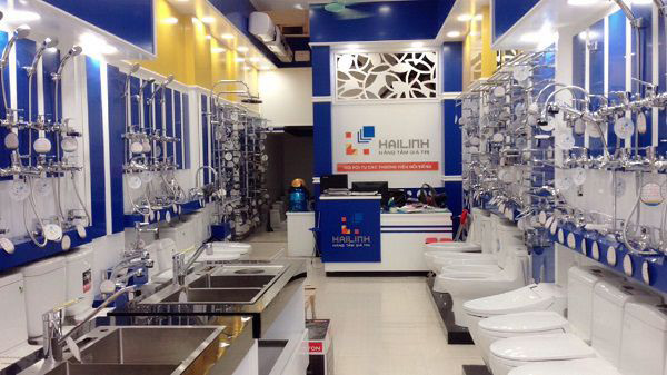 Cửa hàng cung cấp thiết bị vệ sinh ở Hà Nội